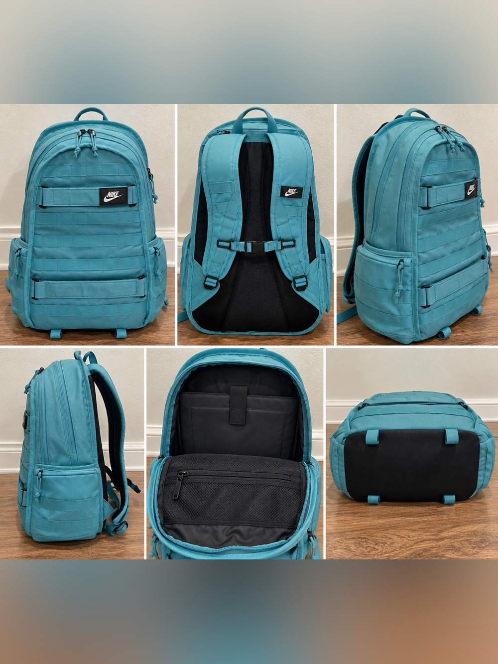 Nike Men's Teal Tactical-Style Backpack